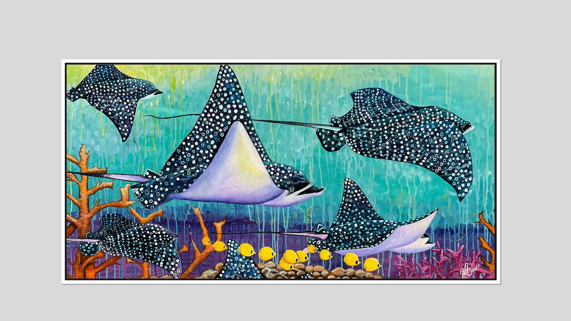 Spotted Eagle Rays – eagle ray fine art print