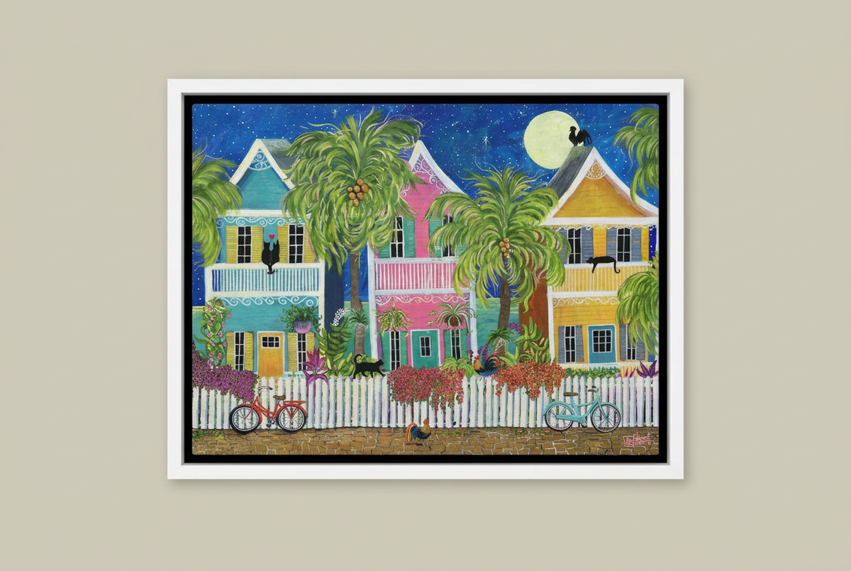 Caroline Street framed print