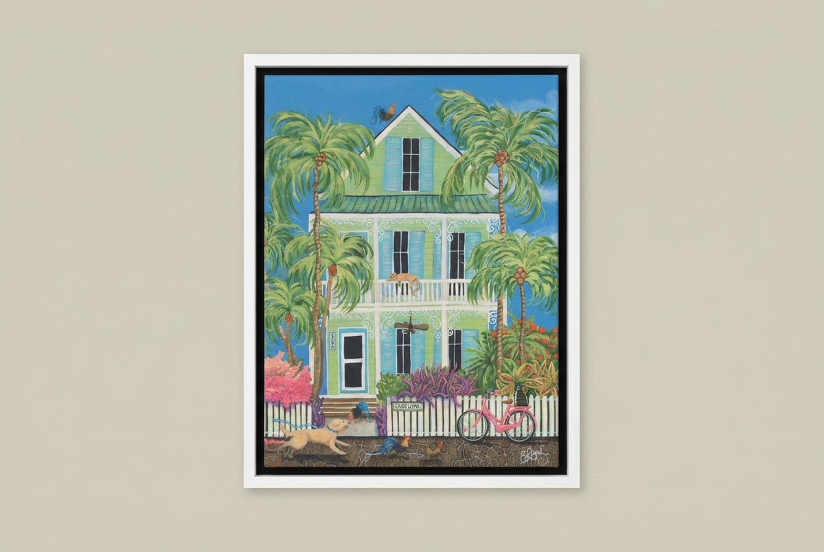 Casa Lima framed print