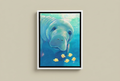 Gentle World framed print