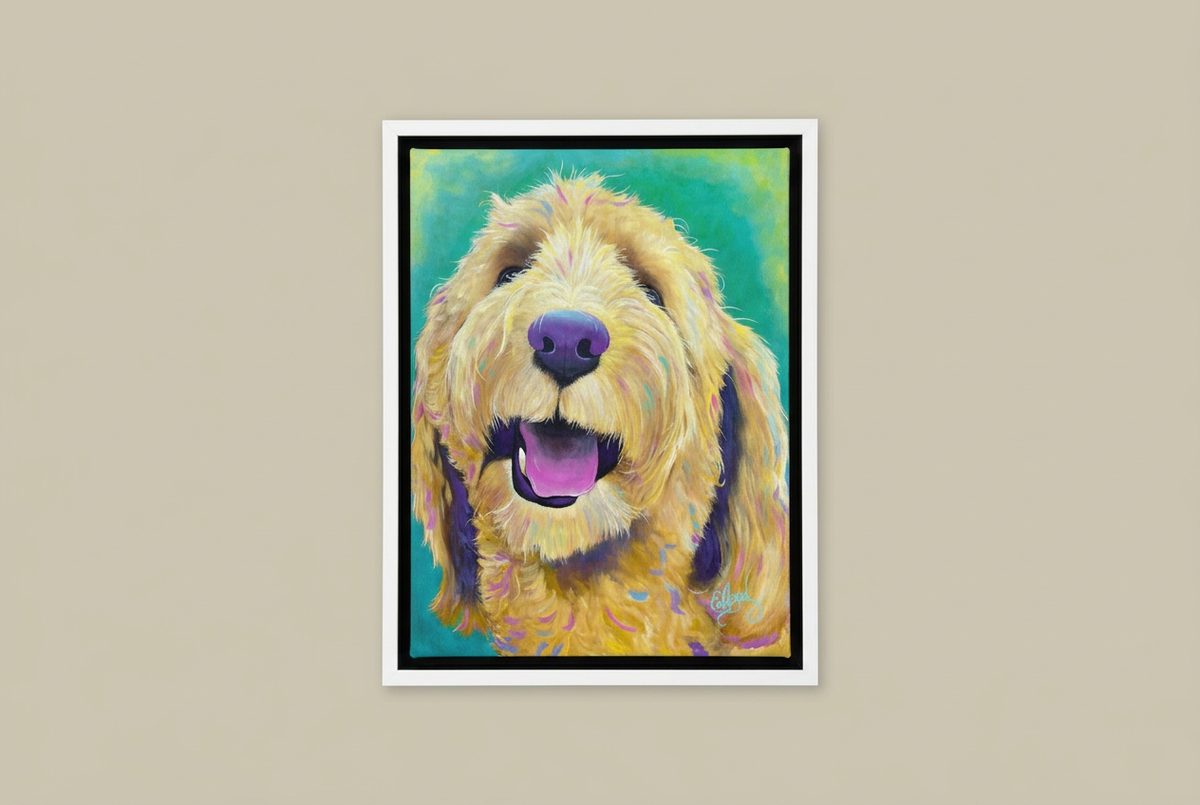 Happy Doodle framed print