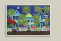 Locals Night framed print