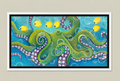 Octo Splash with a white outer frame and narrow black inner border