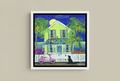Old Town Greenery framed print