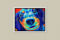 Rowdy Pup framed print