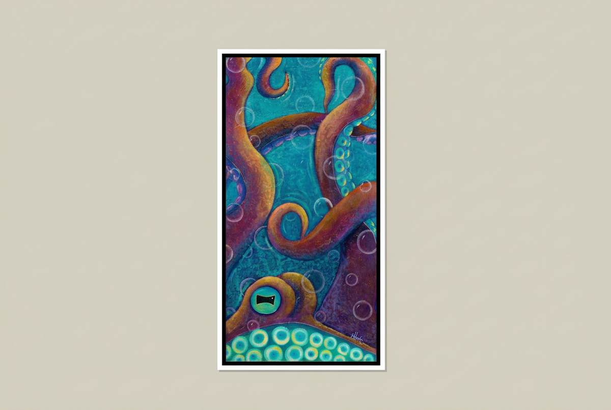 Tentacle Tango framed print