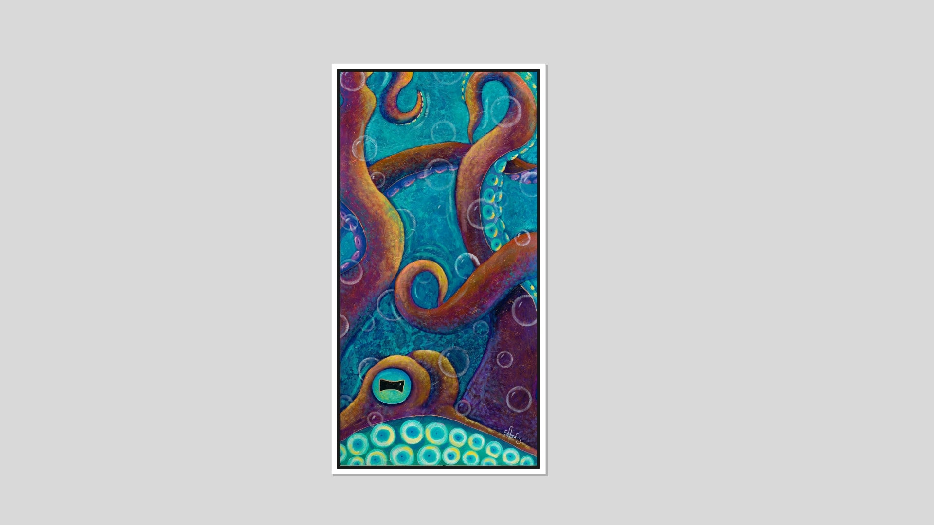 Tentacle Tango – octopus fine art print