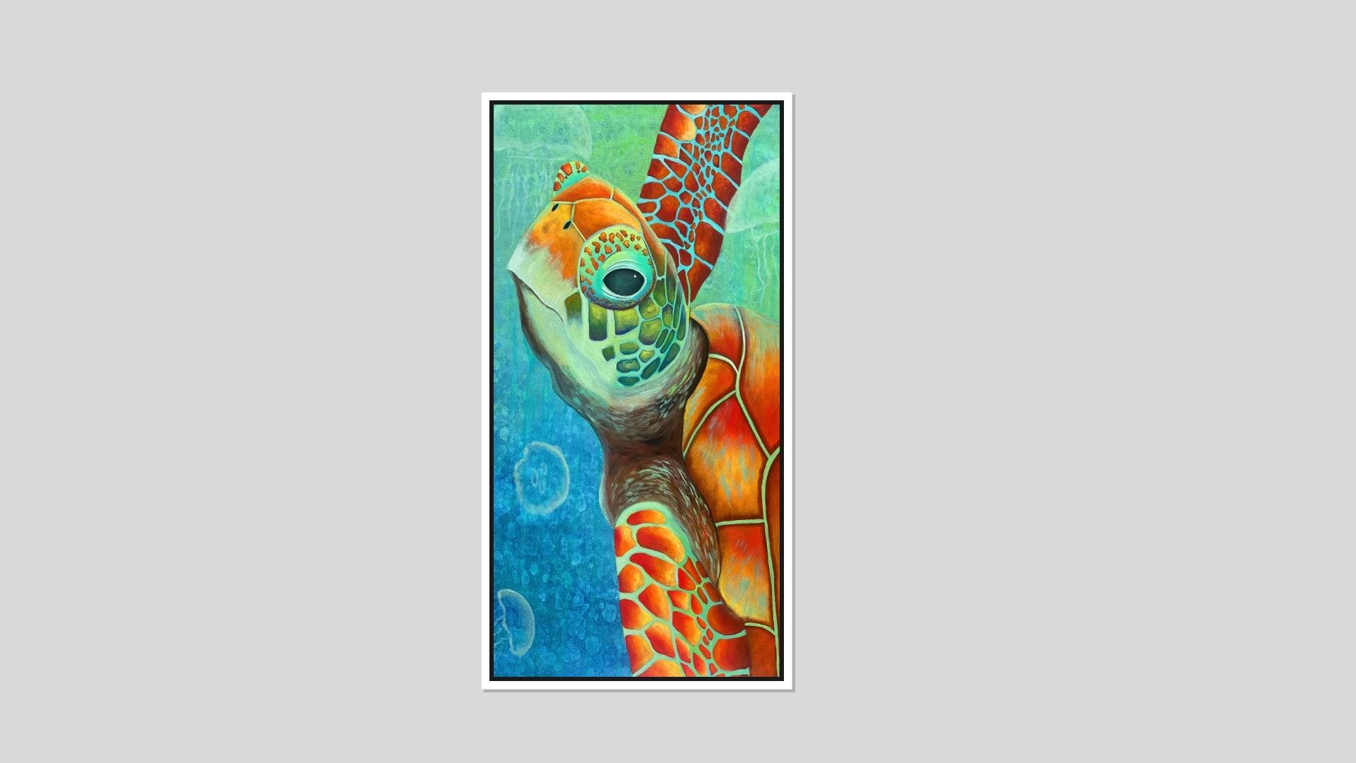 Turtle Snacks – sea turtle fine art print